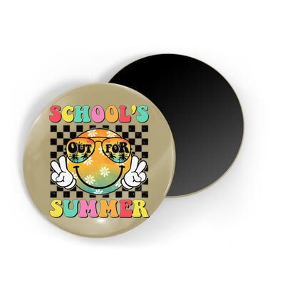 Last Day Of School Smile Teacher Schools Out For Summer Magnet