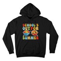 Last Day Of School Retro Schools Out For Summer Teacher Hoodie