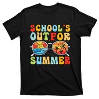 Last Day Of School Retro Schools Out For Summer Teacher T-Shirt