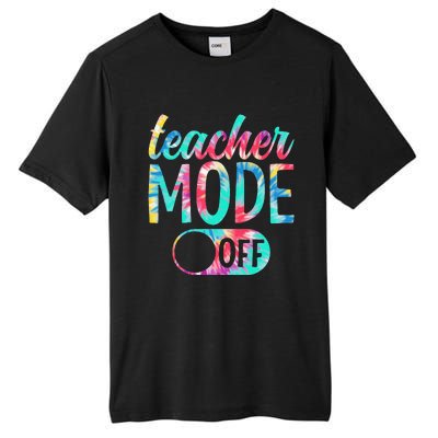 Last Day of School teacher mode off Teacher Tall Fusion ChromaSoft Performance T-Shirt