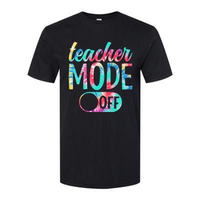 Last Day of School teacher mode off Teacher Softstyle CVC T-Shirt