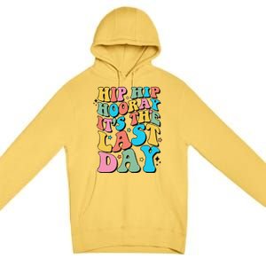 Last Day Of School Hello Summer Teacher Gift Premium Pullover Hoodie