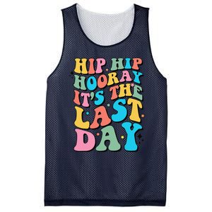 Last Day Of School Hello Summer Teacher Gift Mesh Reversible Basketball Jersey Tank