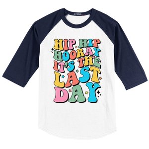 Last Day Of School Hello Summer Teacher Gift Baseball Sleeve Shirt