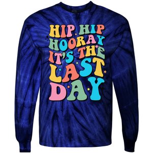 Last Day Of School Hello Summer Teacher Gift Tie-Dye Long Sleeve Shirt