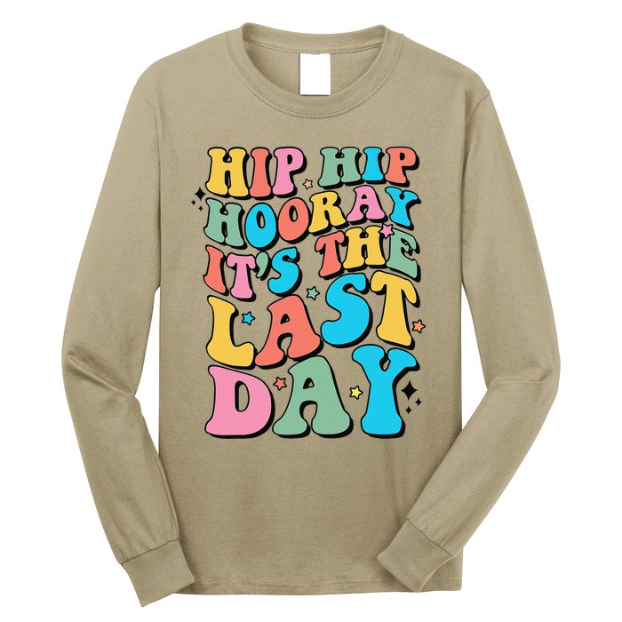 Last Day Of School Hello Summer Teacher Gift Long Sleeve Shirt