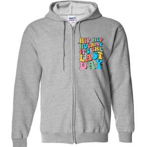 Last Day Of School Hello Summer Teacher Gift Full Zip Hoodie