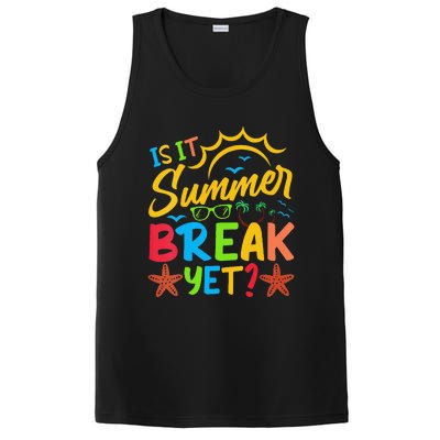 Last Day Of School Is It Summer Break Yet Teacher Off Duty PosiCharge Competitor Tank