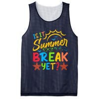 Last Day Of School Is It Summer Break Yet Teacher Off Duty Mesh Reversible Basketball Jersey Tank