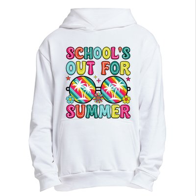 Last Day Of School Retro Schools Out For Summer Teacher Urban Pullover Hoodie