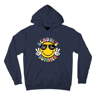 Last Day Of School Graduation Groovy Schools Out For Summer Tall Hoodie