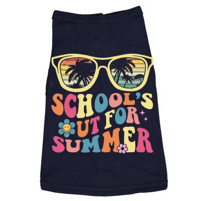 Last Day Of School Retro Teacher SchoolS Out For Summer Doggie Tank