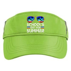 Last Day Of School Schools Out For Summer Teacher Boy Adult Drive Performance Visor