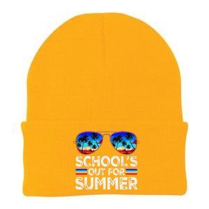 Last Day Of School Schools Out For Summer Teacher Boy Knit Cap Winter Beanie