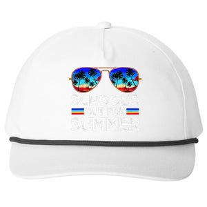 Last Day Of School Schools Out For Summer Teacher Boy Snapback Five-Panel Rope Hat