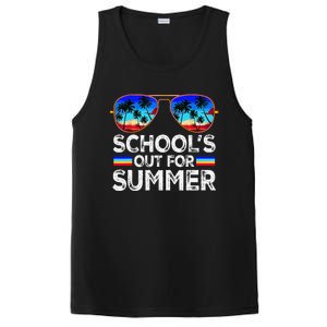 Last Day Of School Schools Out For Summer Teacher Boy PosiCharge Competitor Tank