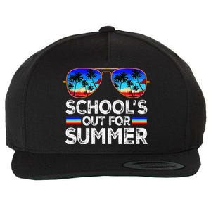 Last Day Of School Schools Out For Summer Teacher Boy Wool Snapback Cap