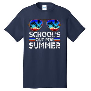 Last Day Of School Schools Out For Summer Teacher Boy Tall T-Shirt