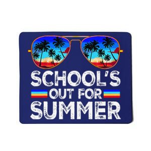 Last Day Of School Schools Out For Summer Teacher Boy Mousepad