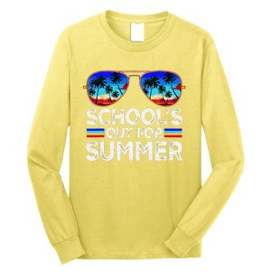 Last Day Of School Schools Out For Summer Teacher Boy Long Sleeve Shirt