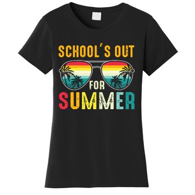 Last Day Of School Retro Schools Out For Summer Teacher Boy Women's T-Shirt