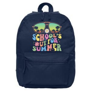 Last Day Of School Graduation Groovy Schools Out For Summer 16 in Basic Backpack