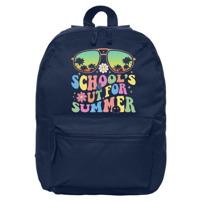 Last Day Of School Graduation Groovy Schools Out For Summer 16 in Basic Backpack