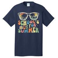 Last Day Of School Graduation Groovy Schools Out For Summer Tall T-Shirt