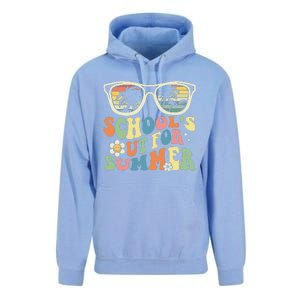 Last Day Of School Graduation Groovy Schools Out For Summer Unisex Surf Hoodie