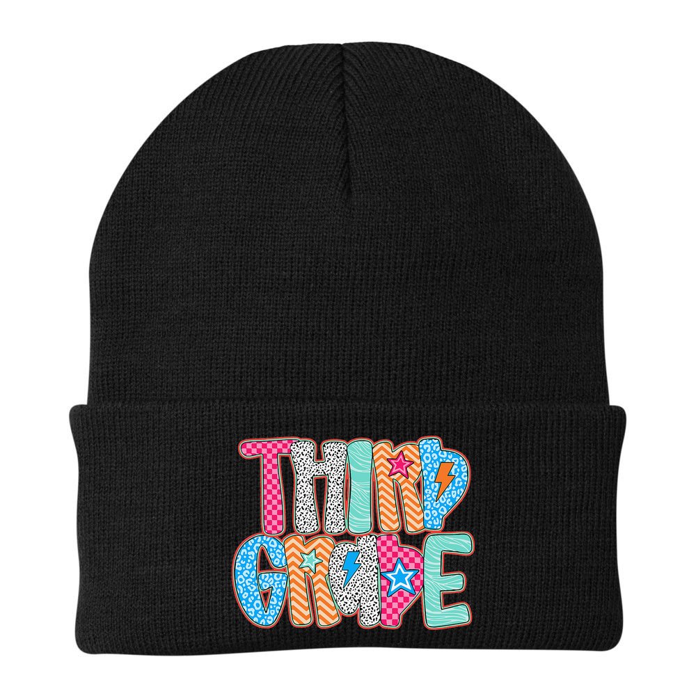 Last Day Of School Third Grade Graduation Teacher Student Beanie