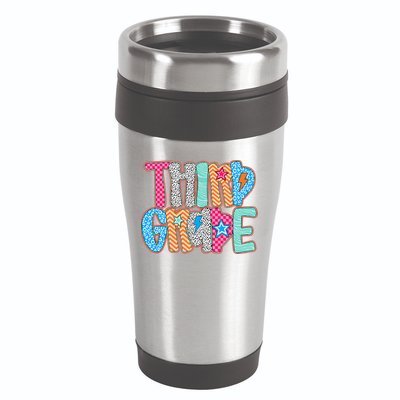 Last Day Of School Third Grade Graduation Teacher Student 16oz Travel Tumbler