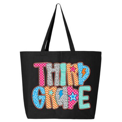 Last Day Of School Third Grade Graduation Teacher Student 25L Jumbo Tote