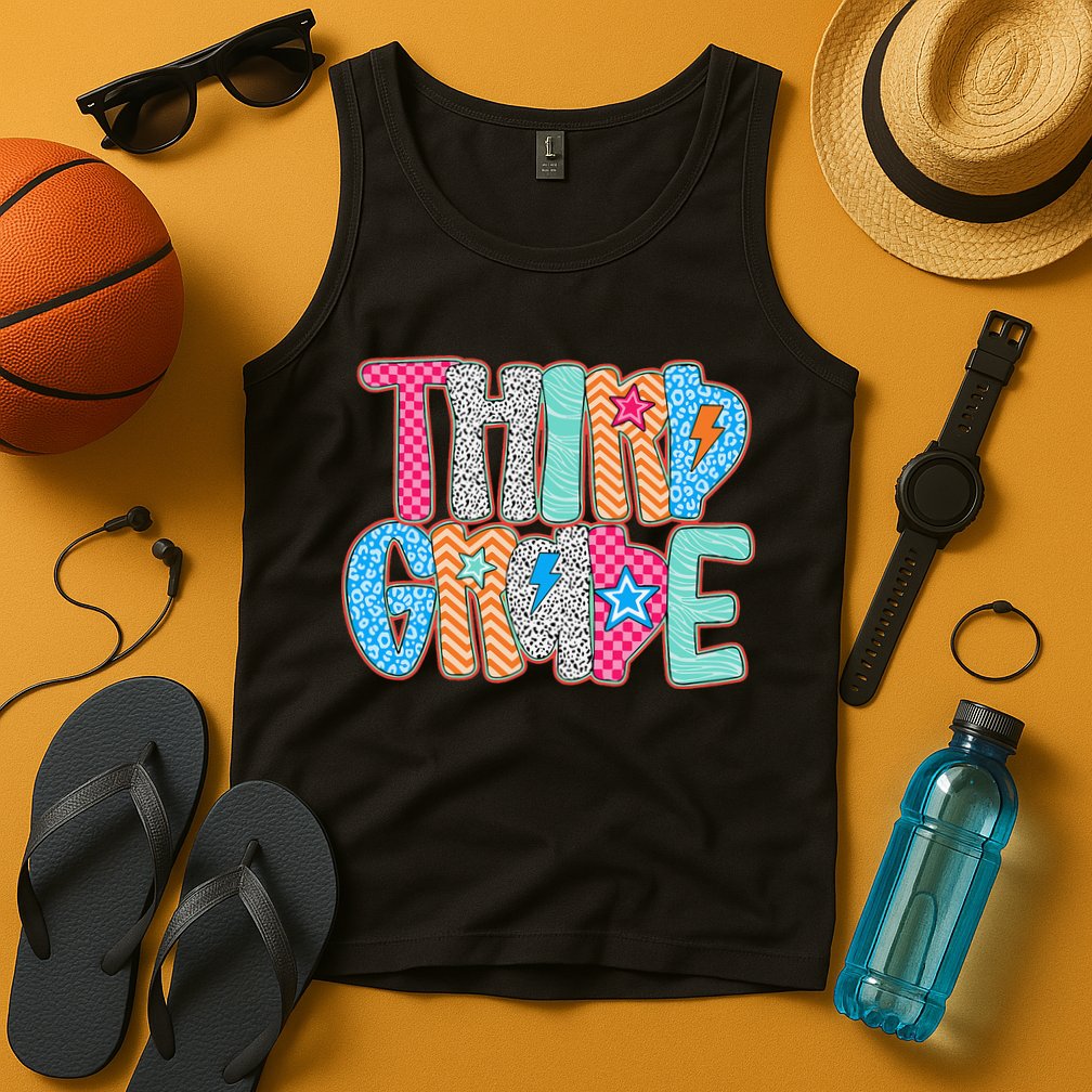 Last Day Of School Third Grade Graduation Teacher Student Tank Top