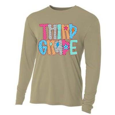 Last Day Of School Third Grade Graduation Teacher Student Cooling Performance Long Sleeve Crew