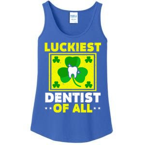 Luckiest Dentist Of All Dentistry St Patrick's Day Gift Ladies Essential Tank