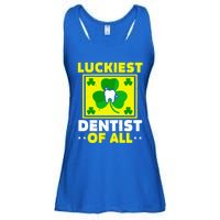 Luckiest Dentist Of All Dentistry St Patrick's Day Gift Ladies Essential Flowy Tank