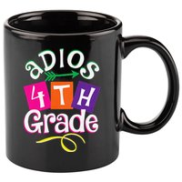Last Day Of School Adios 4th Grade Graduation Premium 11oz C Handle Ceramic Mug