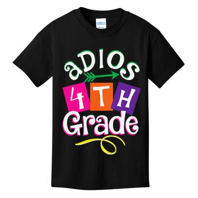 Last Day Of School Adios 4th Grade Graduation Premium Kids T-Shirt
