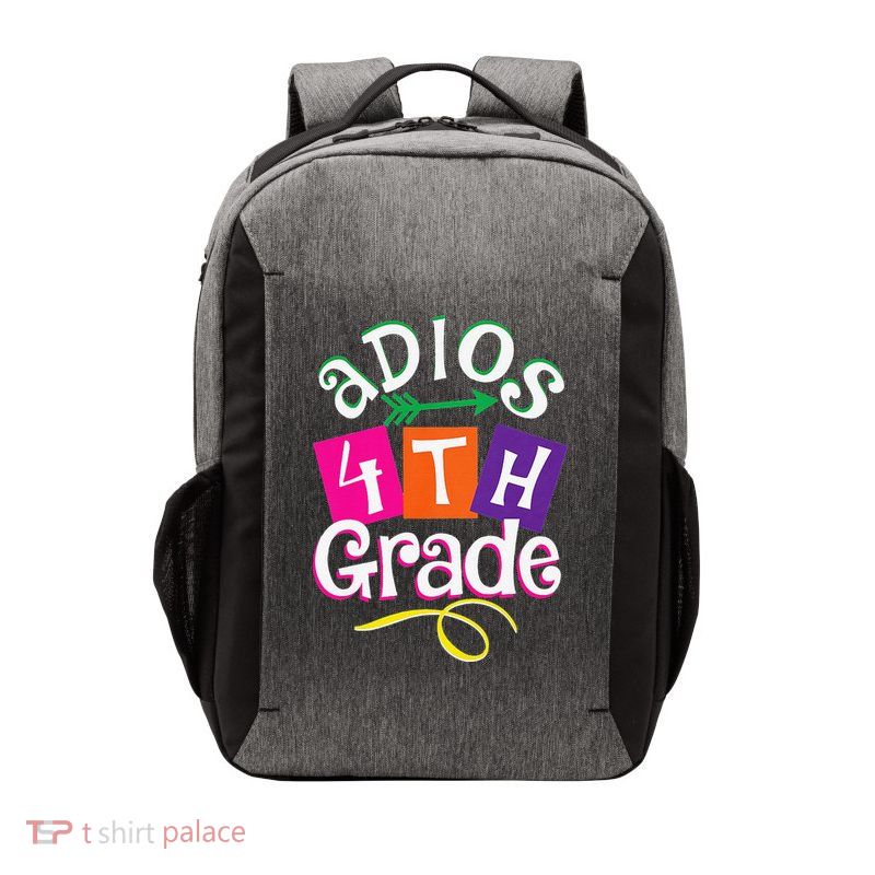Last Day Of School Adios 4th Grade Graduation Premium Vector Backpack