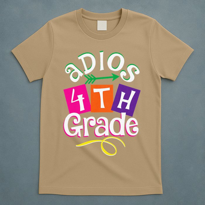 Last Day Of School Adios 4th Grade Graduation Premium T-Shirt