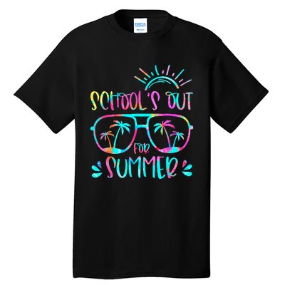 Last Day Of School Schools Out For Summer Teacher Vintage Tall T-Shirt