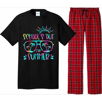 Last Day Of School Schools Out For Summer Teacher Vintage Pajama Set