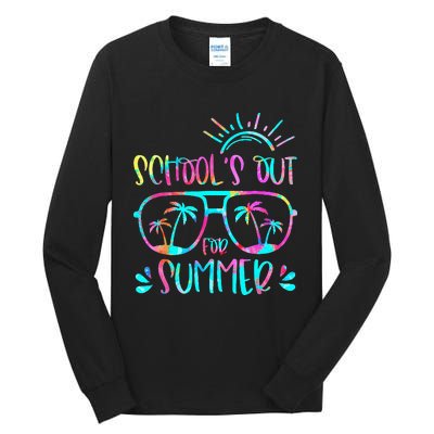 Last Day Of School Schools Out For Summer Teacher Vintage Tall Long Sleeve T-Shirt