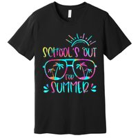 Last Day Of School Schools Out For Summer Teacher Vintage Premium T-Shirt