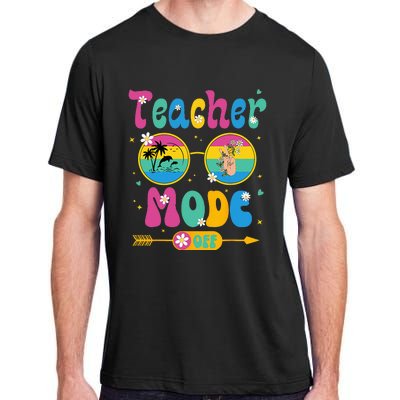 Last Day of School teacher mode off Teacher Adult ChromaSoft Performance T-Shirt