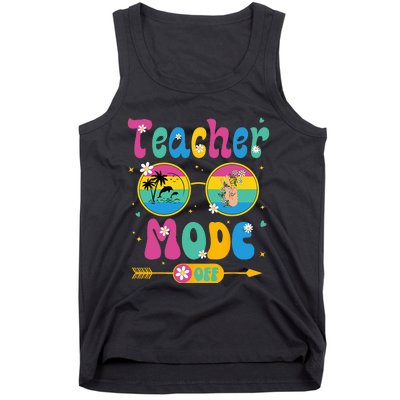 Last Day of School teacher mode off Teacher Tank Top