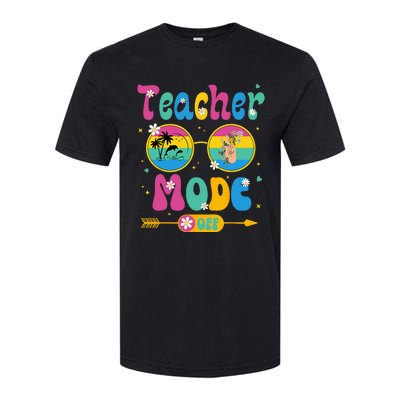 Last Day of School teacher mode off Teacher Softstyle CVC T-Shirt