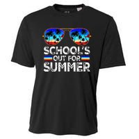 Last Day Of School Schools Out For Summer Cooling Performance Crew T-Shirt