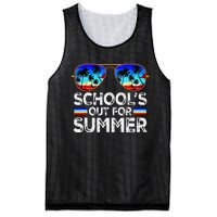 Last Day Of School Schools Out For Summer Mesh Reversible Basketball Jersey Tank