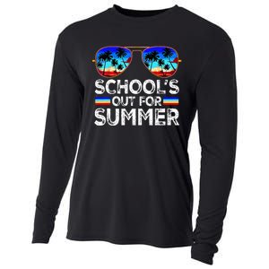 Last Day Of School Schools Out For Summer Cooling Performance Long Sleeve Crew